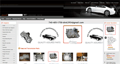 Desktop Screenshot of kenpartintransmissionparts.com